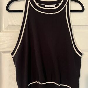Black Sleeveless Women's Top